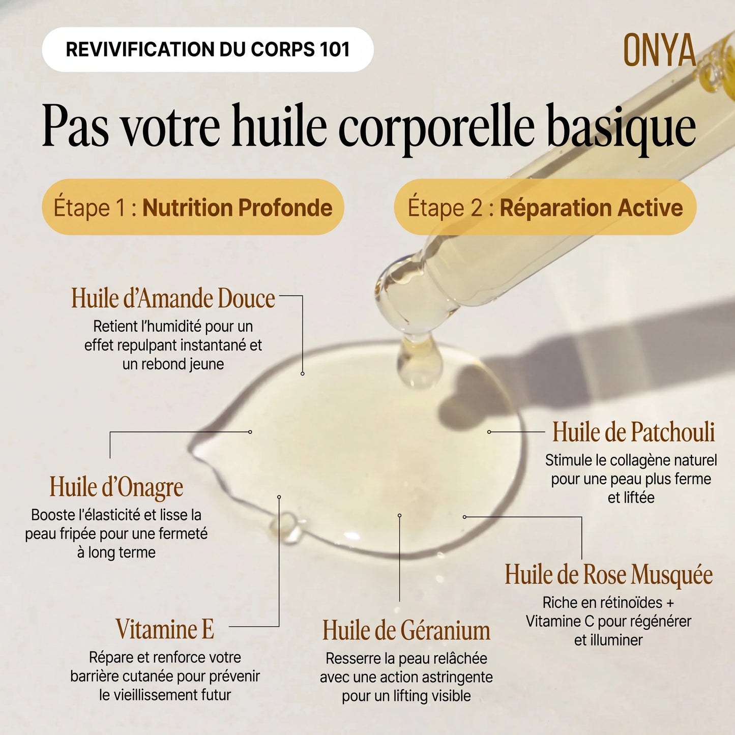ONYA™ Huile Effet Soie